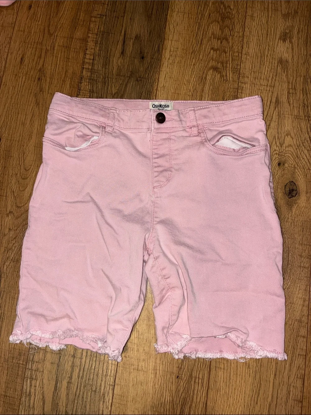 OshKosh B'gosh Light Pink Girls' Stretch Bermuda Shorts